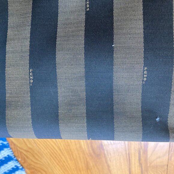 CLASSIC Fendi Pequin Borsa Hobo Shoulder Bag Pequin Stripes w/Authenticity Card - Picture 10 of 16